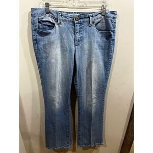 Relativity Jeans Women's Size 12 Blue Bootcut Embroidered Cowboycore Denim